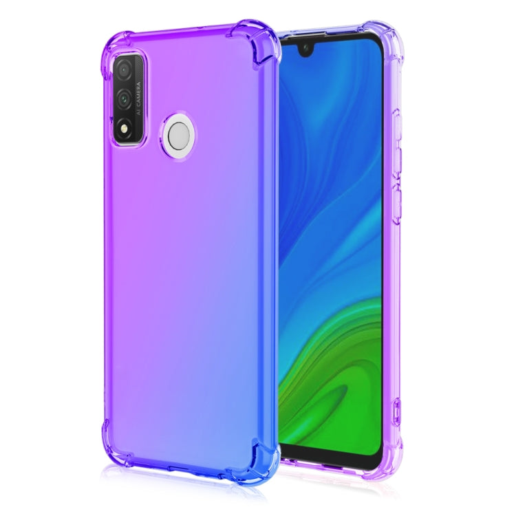 For Huawei P smart 2020 Four-Corner Airbag Shockproof Gradient Color TPU Protective Case