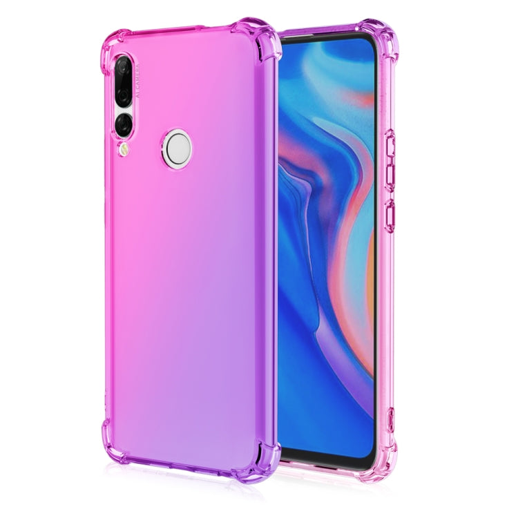For Huawei Y9 Prime (2019) Four-Corner Airbag Shockproof Gradient Color TPU Protective Case
