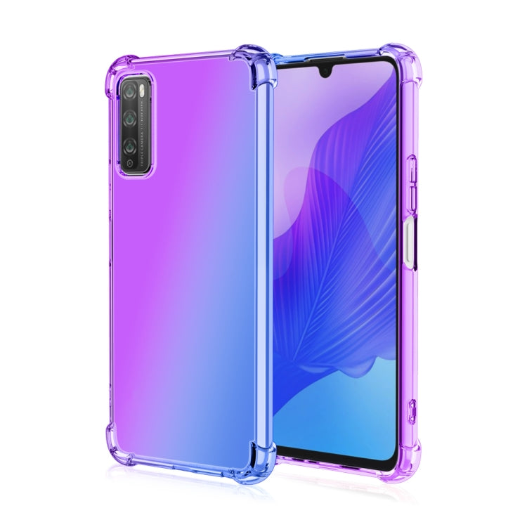 For Huawei Enjoy 20 Pro Four-Corner Airbag Shockproof Gradient Color TPU Protective Case