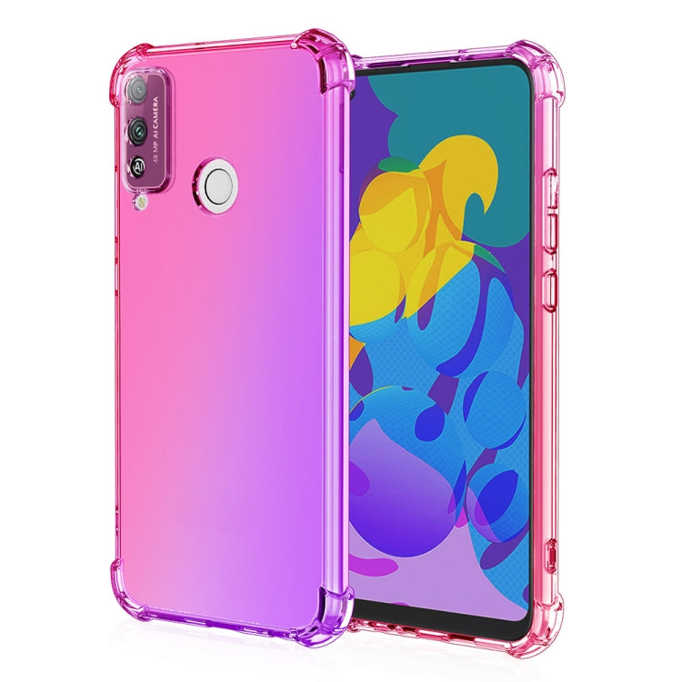 For Huawei Honor Play 4T Four-Corner Airbag Shockproof Gradient Color TPU Protective Case