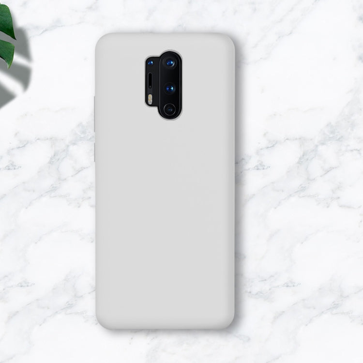 For OnePlus 8 Pro Liquid Silicone Coverage Mobile Phone Protective Case
