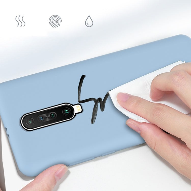 For Xiaomi Redmi K30 Liquid Silicone Coverage Mobile Phone Protective Case