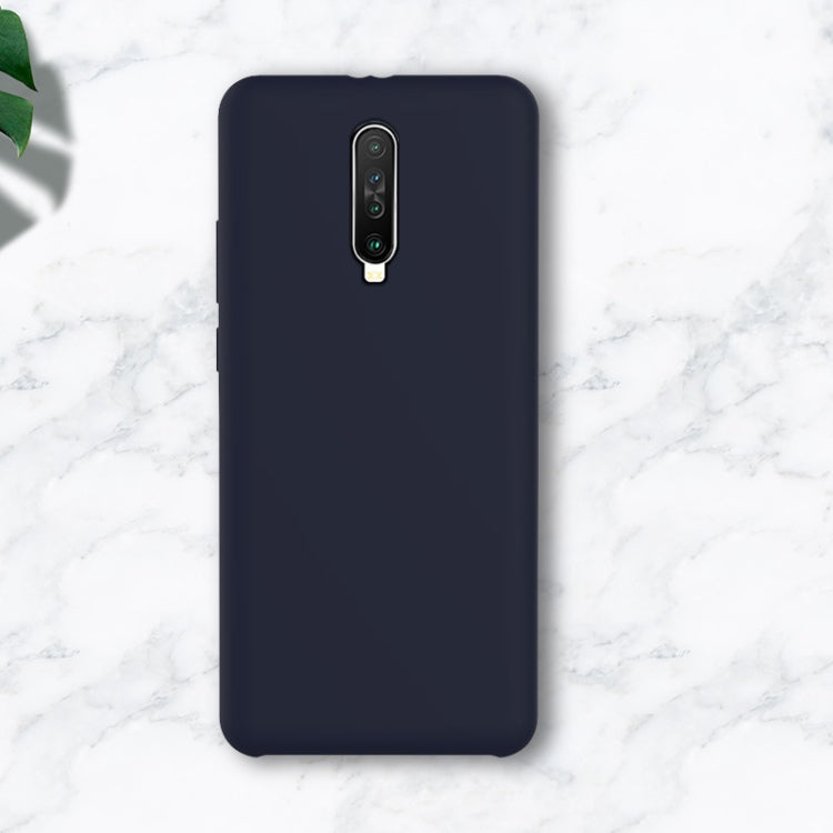 For Xiaomi Redmi K30 Liquid Silicone Coverage Mobile Phone Protective Case