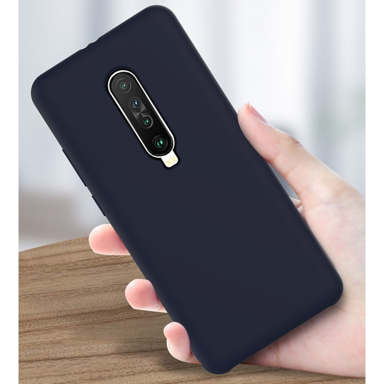 For Xiaomi Redmi K30 Liquid Silicone Coverage Mobile Phone Protective Case