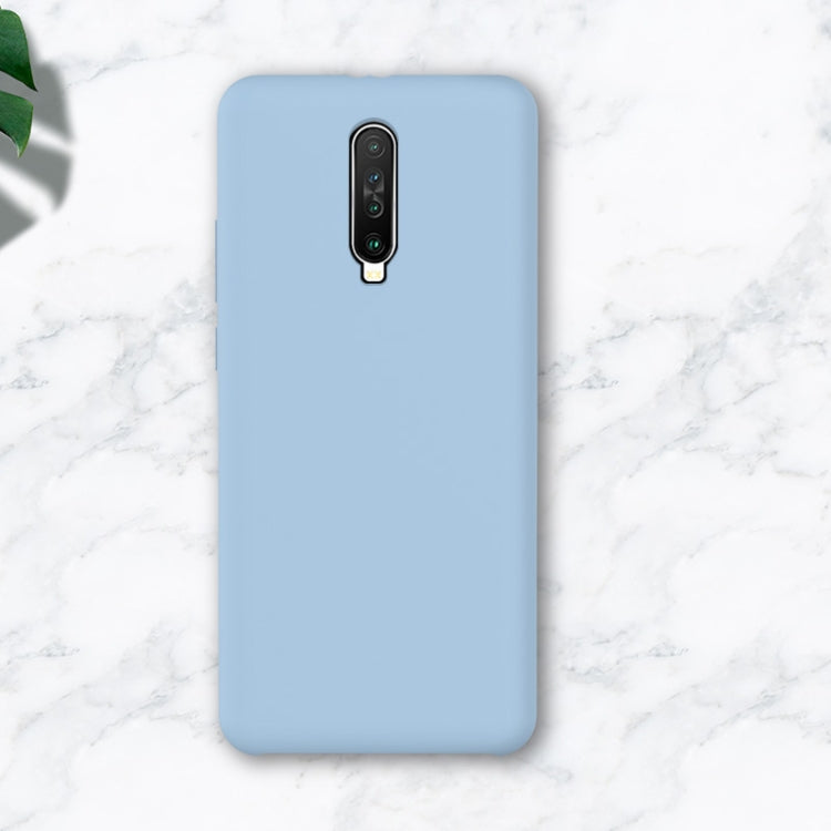 For Xiaomi Redmi K30 Liquid Silicone Coverage Mobile Phone Protective Case