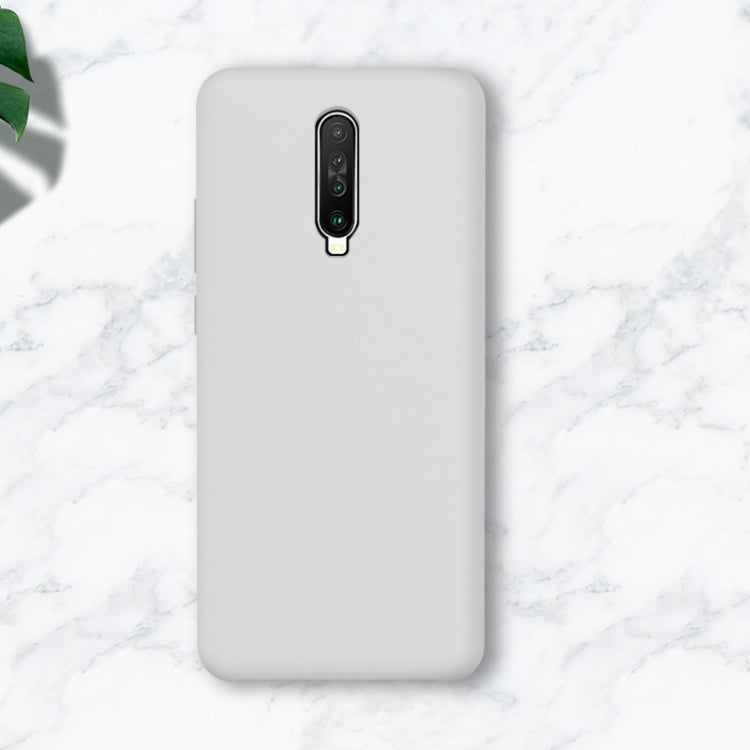 For Xiaomi Redmi K30 Liquid Silicone Coverage Mobile Phone Protective Case