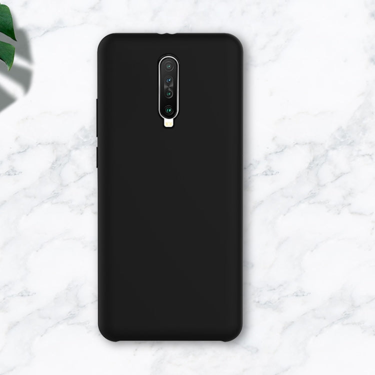 For Xiaomi Redmi K30 Liquid Silicone Coverage Mobile Phone Protective Case