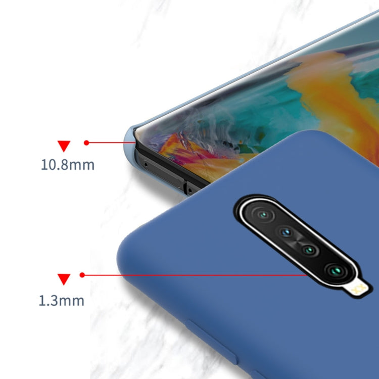 For Xiaomi Redmi K30 Liquid Silicone Coverage Mobile Phone Protective Case