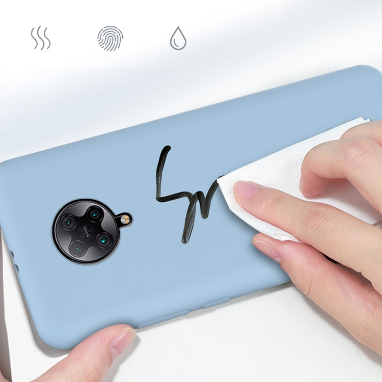 For Xiaomi Redmi K30 Pro Liquid Silicone Coverage Mobile Phone Protective Case