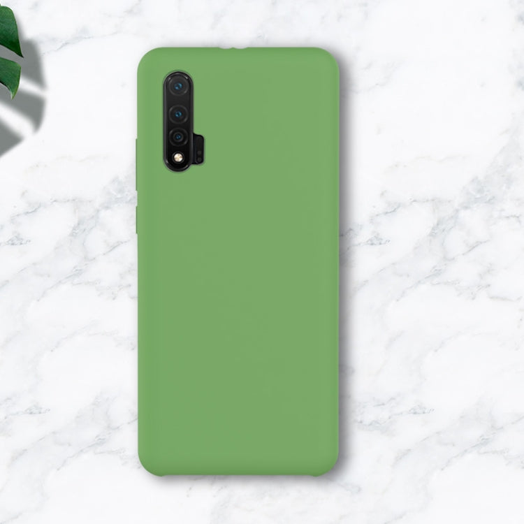 For Huawei nova 6 4G Liquid Silicone Coverage Mobile Phone Protective Case