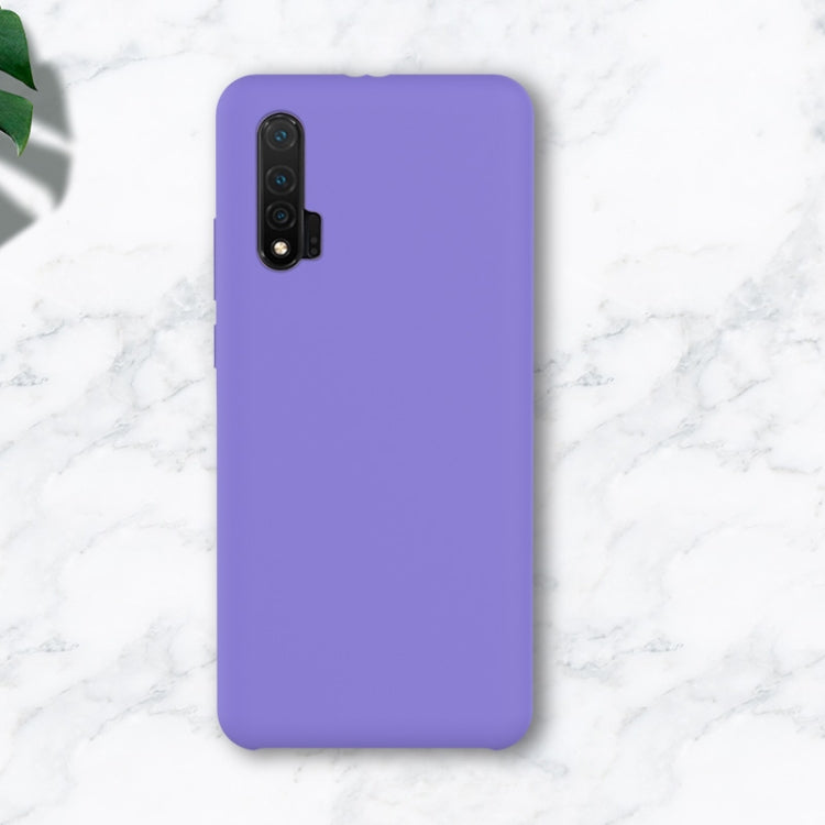 For Huawei nova 6 4G Liquid Silicone Coverage Mobile Phone Protective Case