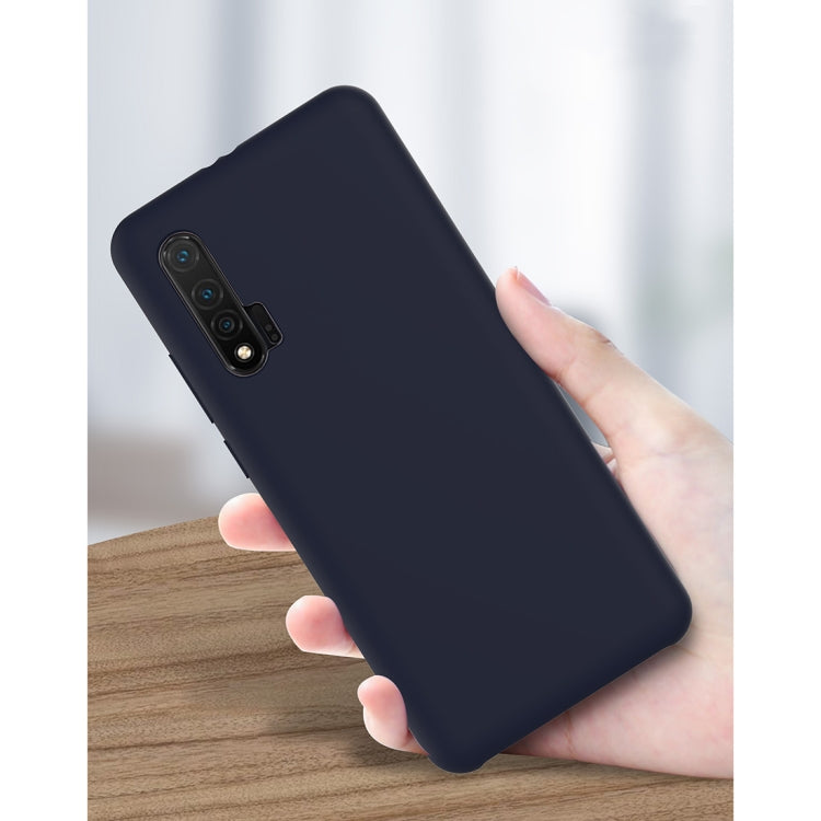 For Huawei nova 6 4G Liquid Silicone Coverage Mobile Phone Protective Case