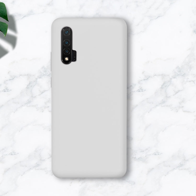 For Huawei nova 6 4G Liquid Silicone Coverage Mobile Phone Protective Case