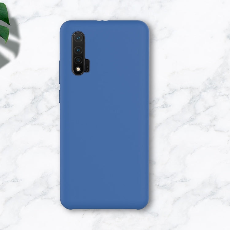 For Huawei nova 6 5G Liquid Silicone Coverage Mobile Phone Protective Case