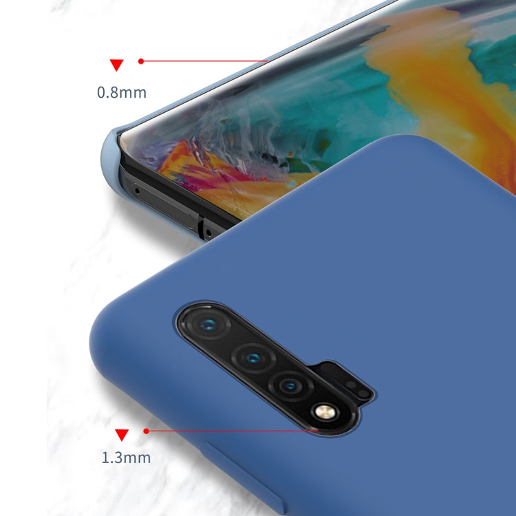 For Huawei nova 6 5G Liquid Silicone Coverage Mobile Phone Protective Case