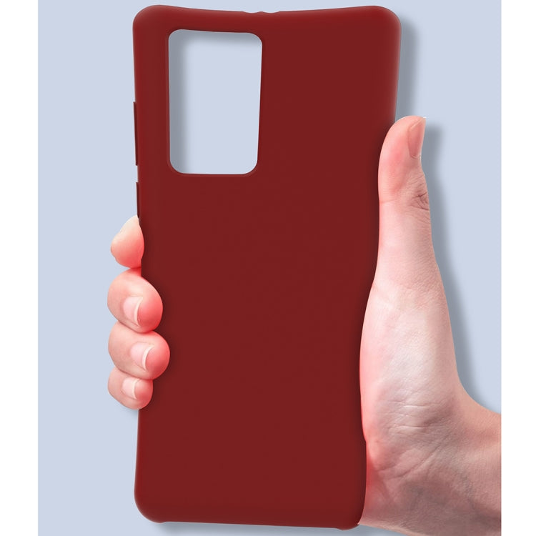 For Huawei nova 6 5G Liquid Silicone Coverage Mobile Phone Protective Case