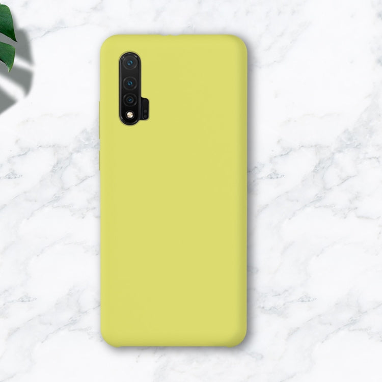 For Huawei nova 6 5G Liquid Silicone Coverage Mobile Phone Protective Case