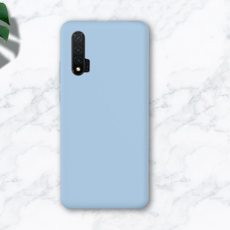 For Huawei nova 6 5G Liquid Silicone Coverage Mobile Phone Protective Case