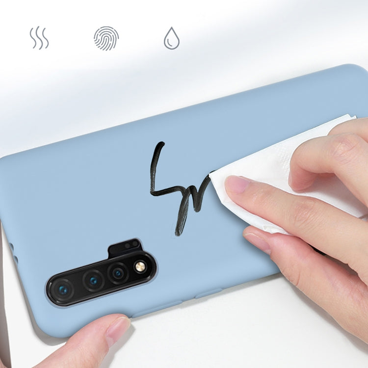 For Huawei nova 6 5G Liquid Silicone Coverage Mobile Phone Protective Case