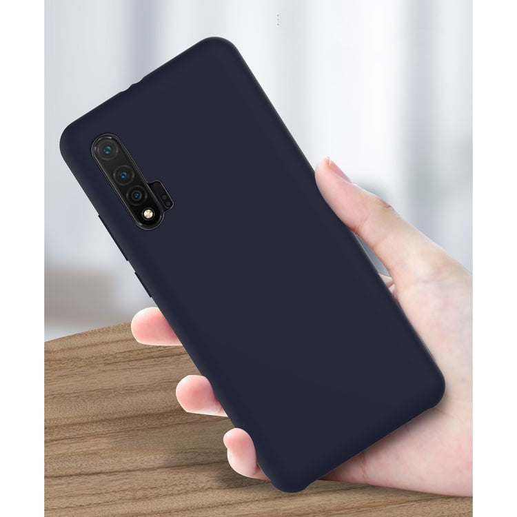 For Huawei nova 6 5G Liquid Silicone Coverage Mobile Phone Protective Case