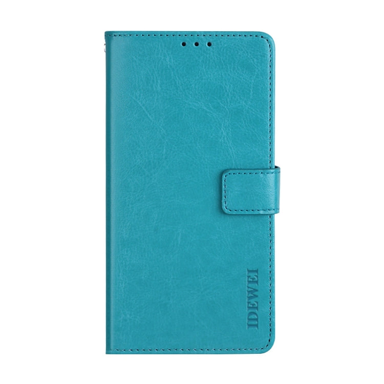For Huawei Y6p idewei Crazy Horse Texture Horizontal Flip Leather Case with Holder & Card Slots & Wallet