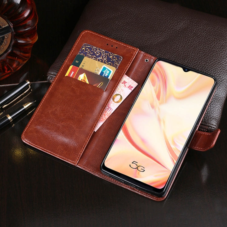 For OPPO Find X2 Lite idewei Crazy Horse Texture Horizontal Flip Leather Case with Holder & Card Slots & Wallet