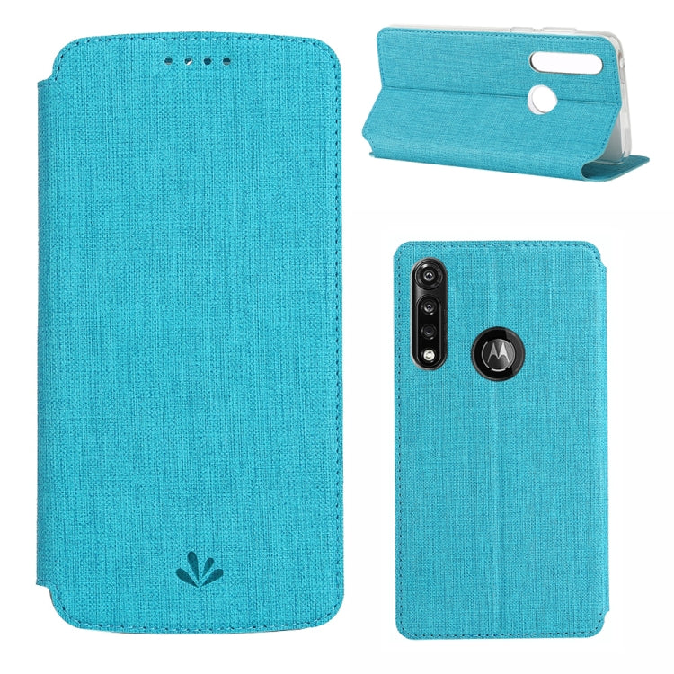 For Motorola Moto G Power ViLi Magnetic Suction Shockproof TPU + PU Horizontal Flip Protective Case with Card Slot & Holder