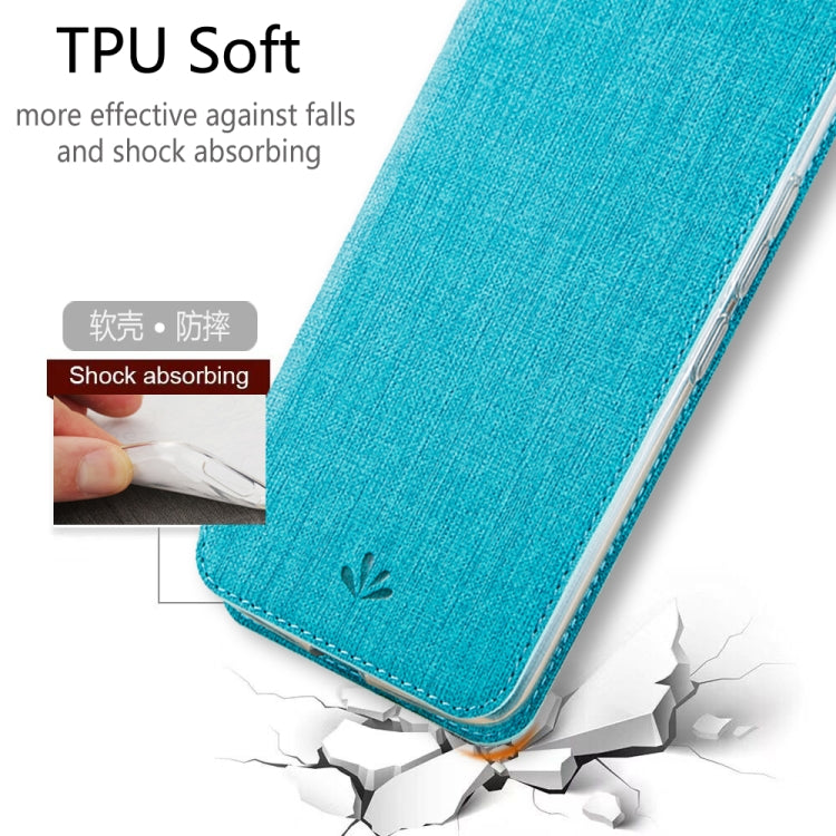 For Motorola Moto G Power ViLi Magnetic Suction Shockproof TPU + PU Horizontal Flip Protective Case with Card Slot & Holder