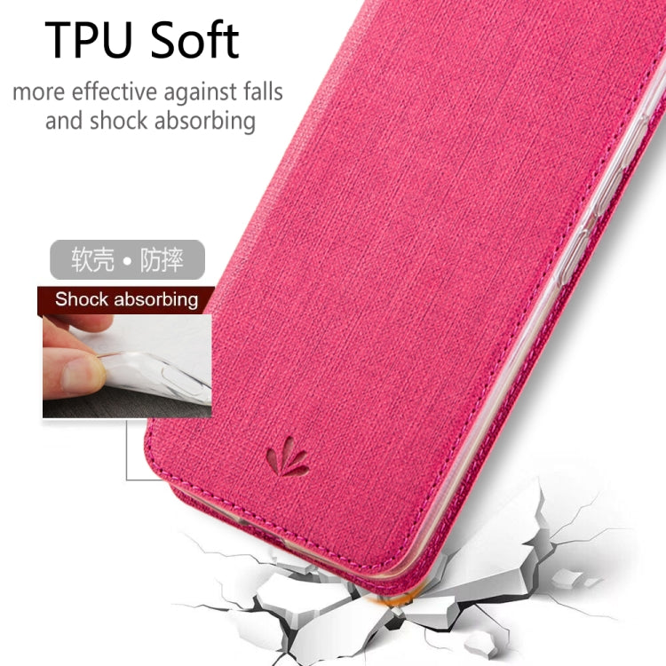 For Motorola Moto G Power ViLi Magnetic Suction Shockproof TPU + PU Horizontal Flip Protective Case with Card Slot & Holder