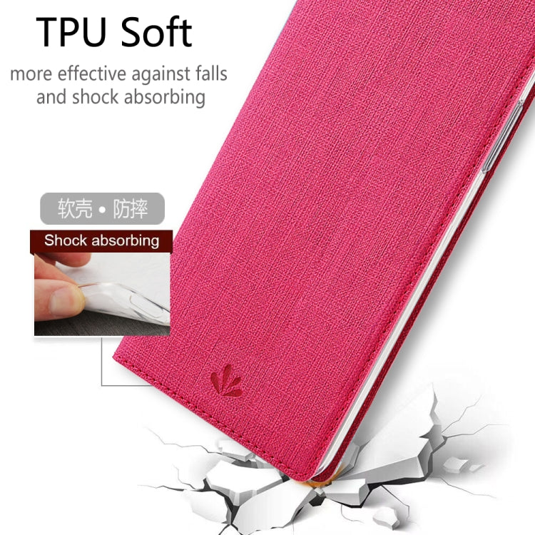 For Google Pixel 4a ViLi Magnetic Suction Shockproof TPU + PU Horizontal Flip Protective Case with Card Slot & Holder