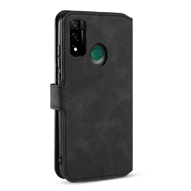 For Huawei P Smart 2020 DG.MING Retro Oil Side Horizontal Flip Case