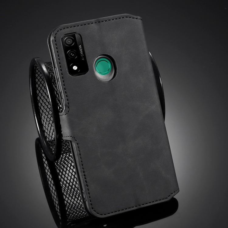 For Huawei P Smart 2020 DG.MING Retro Oil Side Horizontal Flip Case