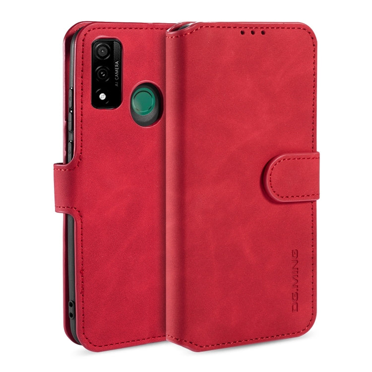 For Huawei P Smart 2020 DG.MING Retro Oil Side Horizontal Flip Case
