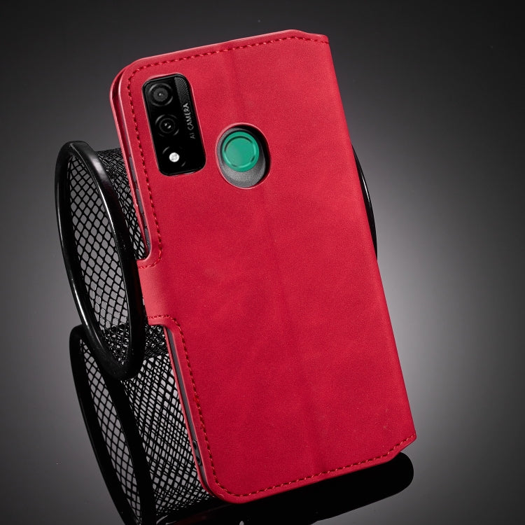 For Huawei P Smart 2020 DG.MING Retro Oil Side Horizontal Flip Case