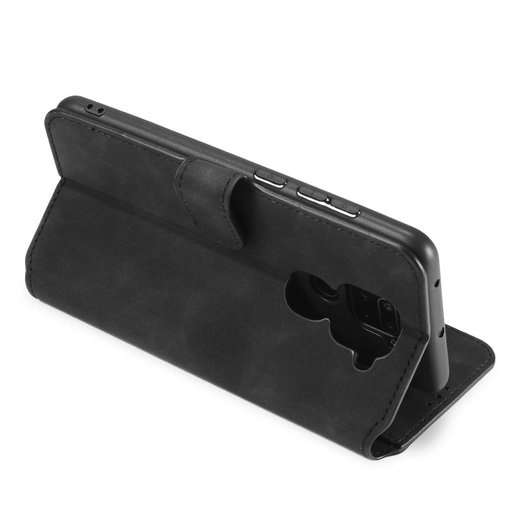 For Xiaomi Redmi 10X 4G / Redmi Note 9 DG.MING Retro Oil Side Horizontal Flip Case