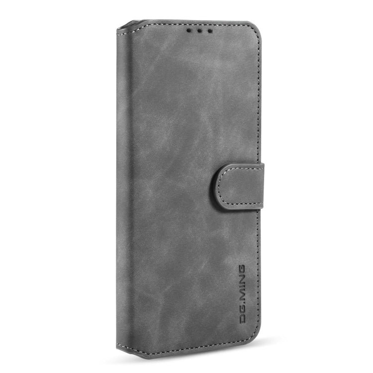 For OnePlus 8 DG.MING Retro Oil Side Horizontal Flip Case