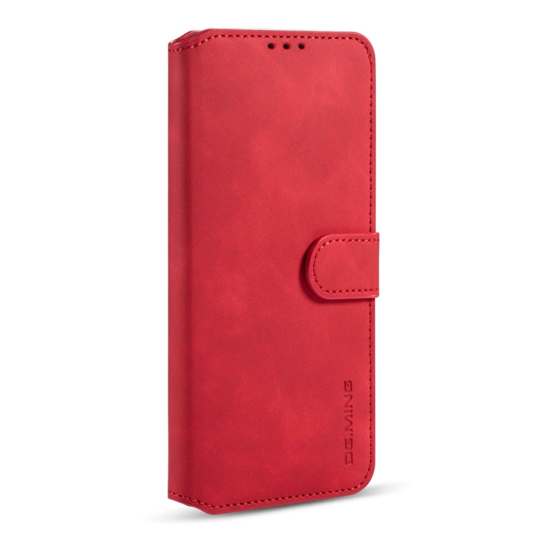 For OnePlus 8 DG.MING Retro Oil Side Horizontal Flip Case