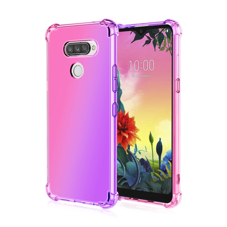 For LG K50S Four-Corner Airbag Shockproof Gradient Color TPU Protective Case
