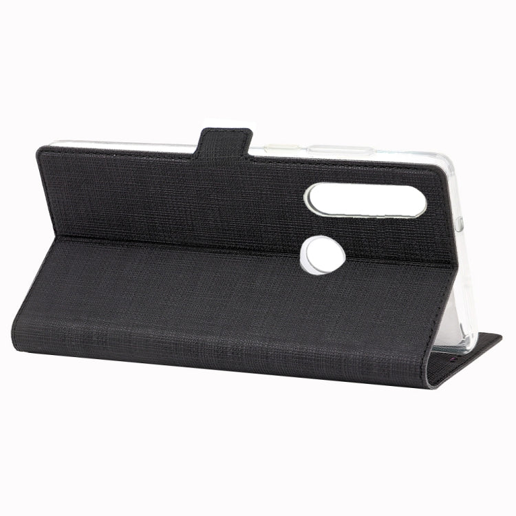 For Huawei Y6p ViLi Side Button Magnetic Suction Type Shockproof TPU + PU Horizontal Flip Protective Case with Card Slot & Holder & Wallet