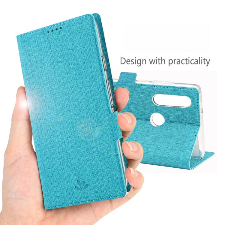 For Huawei Y7p / P40 lite E ViLi Side Button Magnetic Suction Type Shockproof TPU + PU Horizontal Flip Protective Case with Card Slot & Holder & Wallet