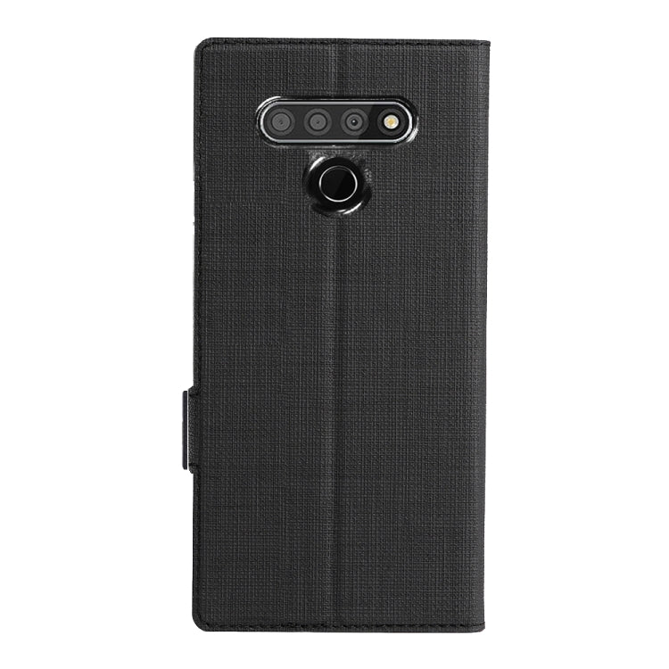 For LG Stylo 6 ViLi Side Button Magnetic Suction Type Shockproof TPU + PU Horizontal Flip Protective Case with Card Slot & Holder & Wallet