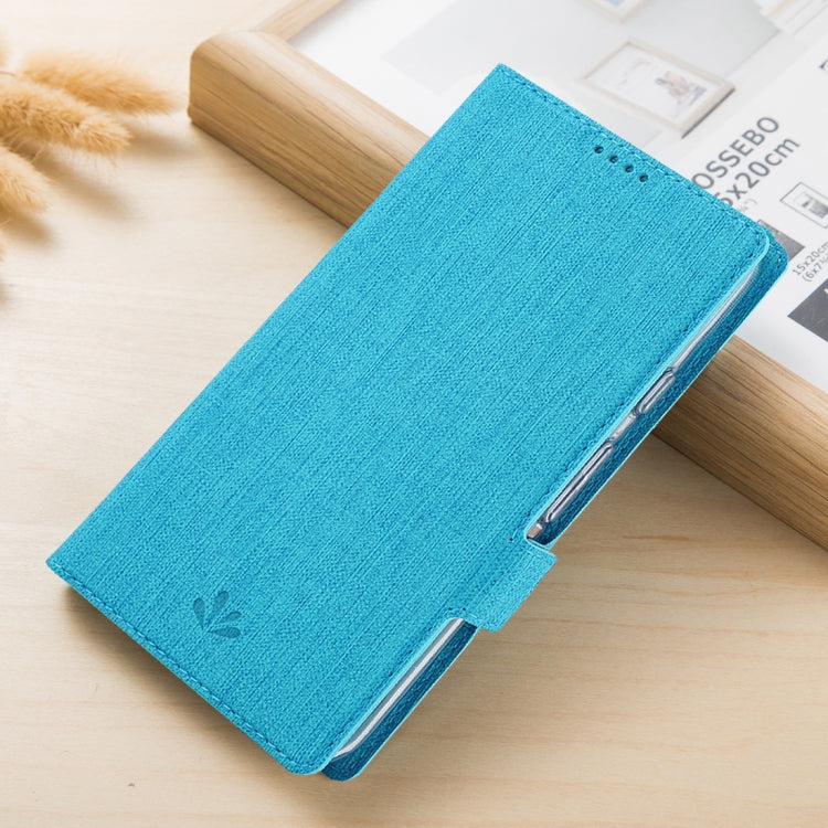 For Google Pixel 4a ViLi Side Button Magnetic Suction Type Shockproof TPU + PU Horizontal Flip Protective Case with Card Slot & Holder & Wallet