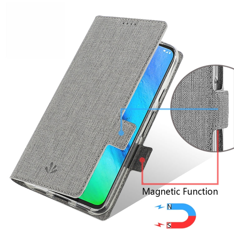 For Google Pixel 4a ViLi Side Button Magnetic Suction Type Shockproof TPU + PU Horizontal Flip Protective Case with Card Slot & Holder & Wallet