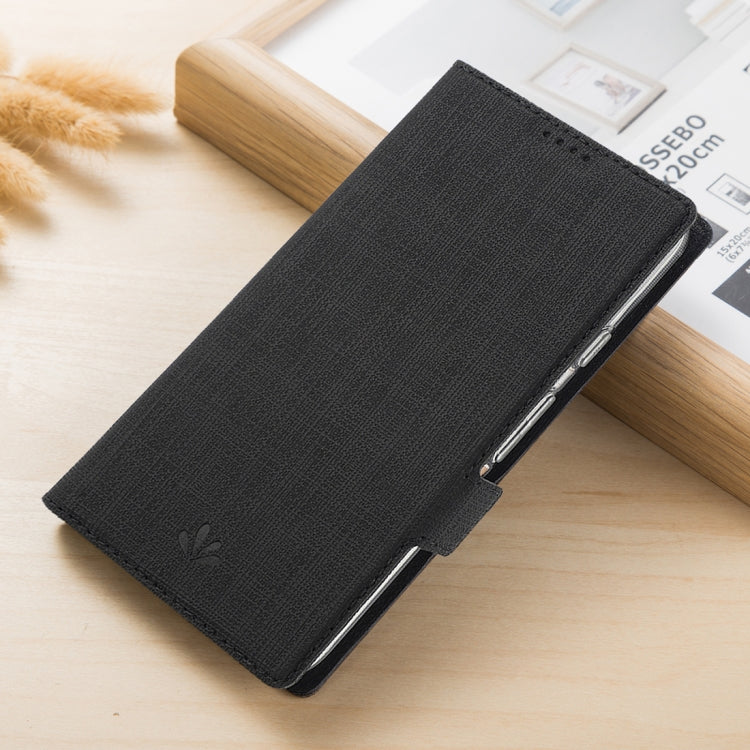 For Google Pixel 4a ViLi Side Button Magnetic Suction Type Shockproof TPU + PU Horizontal Flip Protective Case with Card Slot & Holder & Wallet