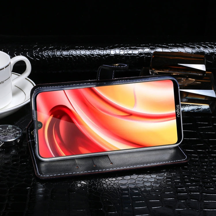 For TP-Link Neffos C9s idewei Crocodile Texture Horizontal Flip Leather Case with Holder & Card Slots & Wallet