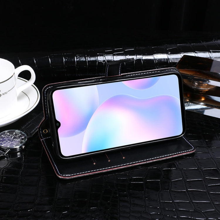 For Xiaomi Redmi 9A idewei Crocodile Texture Horizontal Flip Leather Case with Holder & Card Slots & Wallet