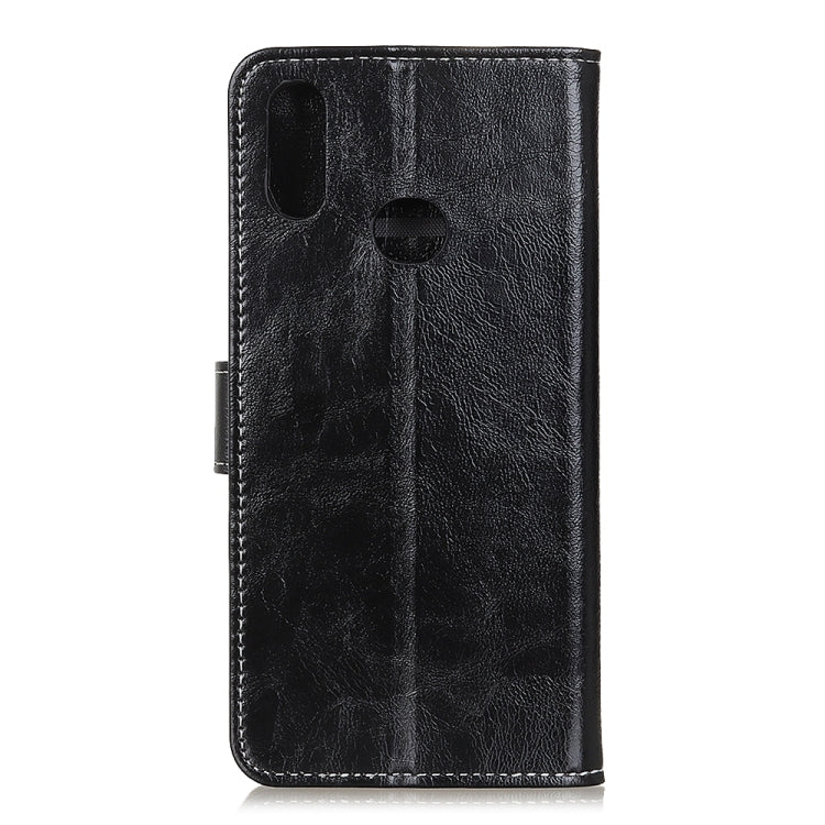 For Vodafone Smart V11 Retro Crazy Horse Texture Horizontal Flip Leather Case with Holder & Card Slots & Photo Frame & Wallet