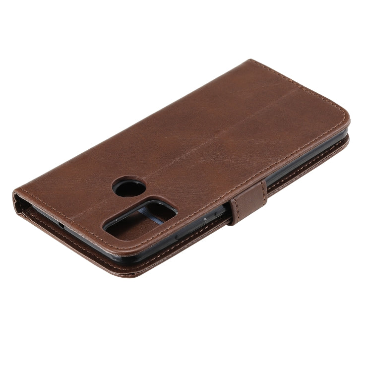 For Huawei P smart 2020 Fashion Calf Texture Zipper Horizontal Flip Leather Case with Stand & Card Slots & Wallet Function