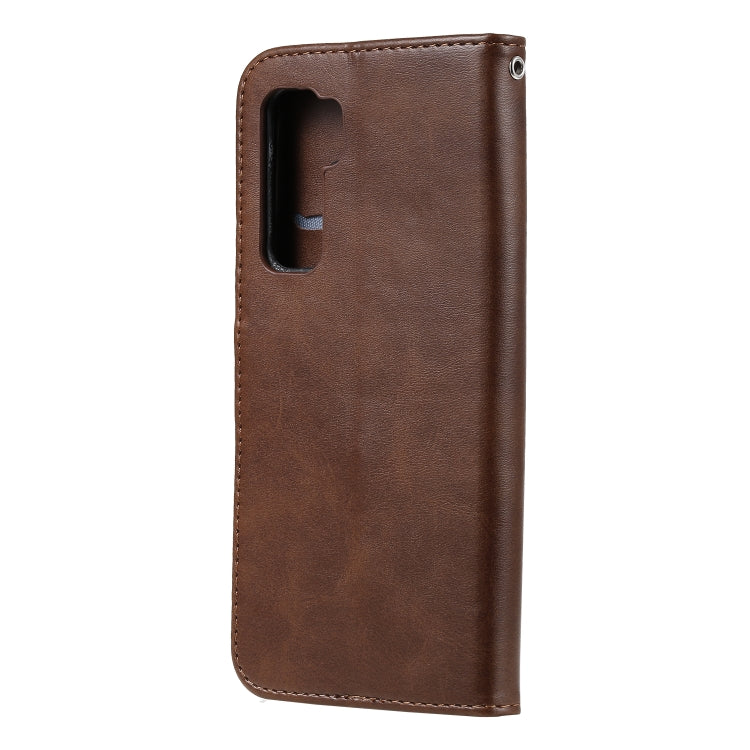 For Huawei P40 Lite (5G) / Nova 7 SE Fashion Calf Texture Zipper Horizontal Flip Leather Case with Stand & Card Slots & Wallet Function