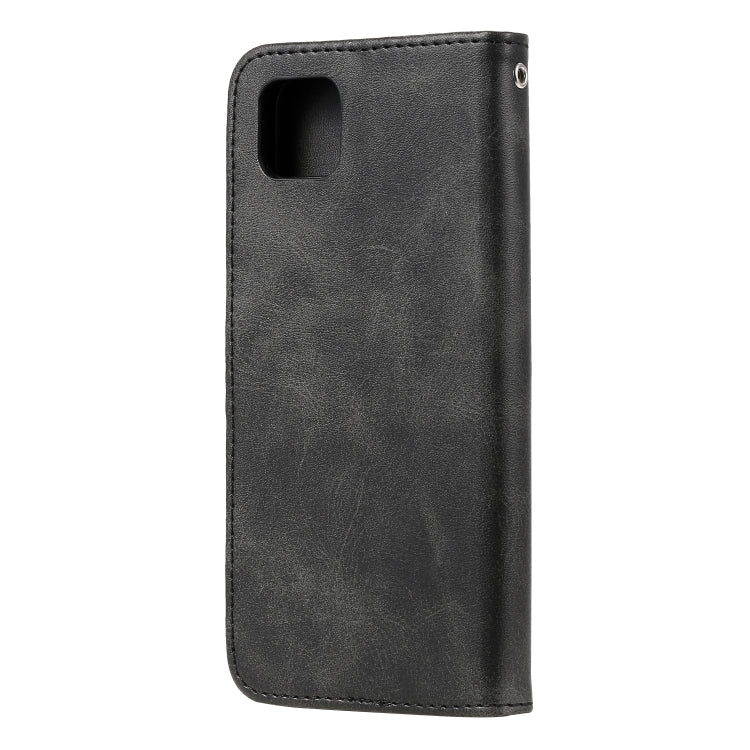 For Huawei Y5p Fashion Calf Texture Zipper Horizontal Flip Leather Case with Stand & Card Slots & Wallet Function